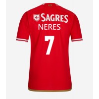 Billiga Benfica David Neres #7 Hemma fotbollskläder 2023-24 Kortärmad
